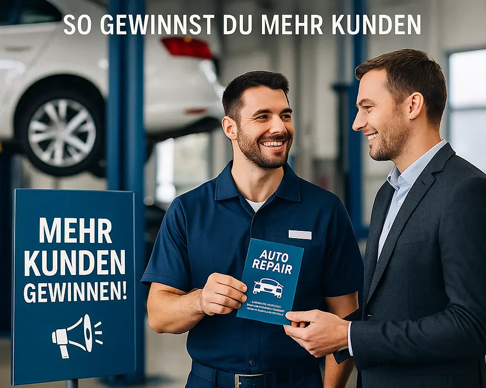 Werbung für Autowerkstätten